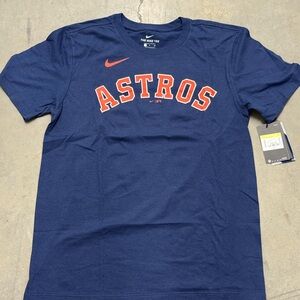 Nike Houston Astros Yuli Gurriel #10 Navy Blue Shirt Size Small